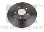 2X Disco Freno Posteriore Nk Per Mazda 3 Hatchback (Bm Bn) CX-3 (Dk) CX-30 (Dm)