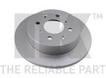 2X Disco Freno Nk 312621 Per Honda Jazz Ii Hatchback (Gd_ GE3 GE2) 47 6Mm