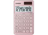 Casio® SL-1000SC-PK Calcolatrice Tascabile SL-1000 - Alimentata A Energia Solare/Batteria, 10 Cifre, Display Lc, Rosa
