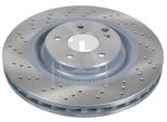 2X Febi Bilstein Disco Freno 37516 Anteriore Per MERCEDES-BENZ Clk (C209)