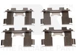 Kit Accessori Nk Pastiglie Freno A Disco Per Nissan Almera I Hatchback (N15)