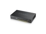 Zyxel GS1920-8HPV2 10-Port Smart Managed Poe Switch Switch, 8X Gigabit RJ45, 2X Gigabit RJ45/SFP, 130W Pro Poe