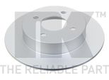2X Disco Freno Nk 312253 Per Nissan Micra Ii (K11) 41Mm 240Mm