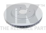 2X Disco Freno Nk 312276 Per Nissan Per NP300 Navara Pickup (D40) 39Mm 320Mm