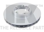 2X Disco Freno Nk 312576 Per Ford Transit MK-7 Van Transit MK-7 Bus 54 4Mm