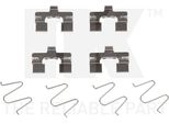 Kit Accessori Nk Pastiglie Freno A Disco 7932207 Per Mazda Per MX-5 Ii (Nb)