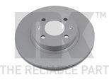 2X X Nk Disco Freno Anteriore Per Hyundai Getz (Tb)