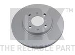 2X Nk Disco Freno Anteriore Per Suzuki Swift Iii (Mz Ez)