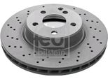 2X Disco Freno Febi Bilstein 43989 Anteriore Per MERCEDES-BENZ Sl (R230)