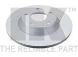 2X Disco Freno Nk 314745 Per Audi A4 Sedan (8D2 B5) A4 Avant (8D5 B5)