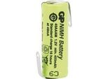 Batteria Ricaricabile Nimh, Gp, Cella Industriale Con Etichette A Saldare, 29,3X10,2Mm, 1,2V/400Mah