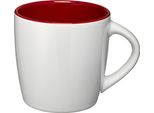 Tazza Bullet In Ceramica Aztec PF244 (11,7 X 8,8 Cm) (Bianco/Rosso)