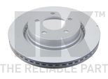 2X Disco Freno Nk 319325 Per Chrysler 300 M (Lr) 54 3Mm 297Mm