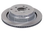 2X Febi Bilstein Disco Freno Posteriore 43888 Per Land Rover Range Rover Iii (L322)