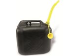 Tanica Dunlop 20L - Tanica Per Acqua E Benzina - Certificata Un Per Liquidi Pericolosi - Con Beccuccio - Nero/Giallo