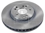 2X Febi Bilstein Disco Freno 10686 Anteriore Per MERCEDES-BENZ 190 (W201)