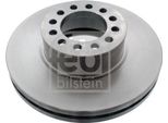 2X Disco Freno Febi Bilstein 101728 Asse Anteriore Non Sterzante Per Man Tga