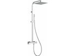Sapho Dimy - Set Doccia 250X250 Mm Con Termostato, Cromo DM322