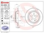 2X Disco Freno Brembo 08.8405.11 Per MERCEDES-BENZ Viano (W639) 58Mm