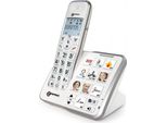 Geemarc Amplidect 295 Photo Telefono A Tasti Grandi Con 10 Tasti Fotografici A Selezione Diretta E Display Ottico Di Chiamata Sulla Stazione Base, Segreteria Telefonica Integrata, Versione Tedesca