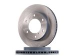 2X Febi Bilstein Disco Freno 26048 Anteriore Per Mitsubishi Pajero Iv (V8_W V9_W)