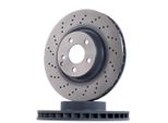 2X Febi Bilstein 37725 Disco Freno Asse Anteriore