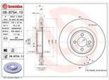 2X Disco Freno Brembo 09.B754.11 Per Mini Hatchback (R56) Clubman (R55) 45Mm