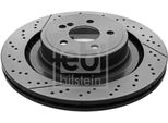 2X Febi Bilstein Disco Freno Posteriore 44084 Per MERCEDES-BENZ Cls (C218)