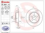 2X Brembo Disco Freno 08.B601.11 Per Ford Kuga Mk2 (DM2) Transit Connect Estate