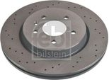 2X Disco Freno Posteriore Febi Bilstein 108196 Per Opel Astra J Sports Tourer (P10)