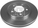2X Disco Freno Febi Bilstein 108476 Anteriore Per Chrysler Voyager Iv (Rg Rs) 38Mm