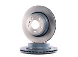 2X Febi Bilstein 24809 Disco Freno Asse Posteriore
