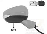 Van Wezel 0980816 Specchietto Retrovisore Esterno Destro Per CitroËN C4 Grand Picasso Ii Convesso Riscaldato Parzialmente Primerizzato