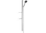 Hansgrohe Ensemble De Douche Rainfinity 130 3Jets Avec Barre De Douche 150 Cm Et Porte-Savon, Chromé, 27673000, 27673000