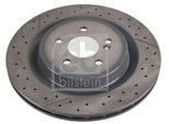 2X Disco Freno Posteriore Febi Bilstein 107722 Per MERCEDES-BENZ Gla (X156)