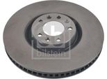 2X Febi Bilstein Disco Freno 107717 Anteriore Per Opel Grandland X (A18) 48Mm 330Mm