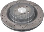 2X Disco Freno Posteriore Febi Bilstein 107712 Per MERCEDES-BENZ Gle (W166)
