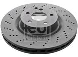 2X Disco Freno Febi Bilstein 44007 Anteriore Per MERCEDES-BENZ Slk (R172)