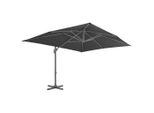 Vidaxl Ombrello Ampel Con Palo In Alluminio Antracite 400 X 300 Cm