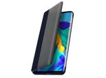 Flip Cover Con Finestra Smart View Per Huawei P30 Pro - Blu Scuro