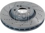 2X Disco Freno Febi Bilstein 107500 Anteriore Per MERCEDES-BENZ Cls (C218)