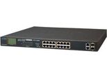 Planet Technology Corp. FGSW-1822VHP Planet 16-Port 10/100TX 802.3At Poe + 2-Port Gigabit Tp/Sfp