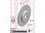 2X Zimmermann 150.3480.20 Disco Freno Asse Posteriore