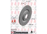 2X Disco Freno Zimmermann 110.2223.52 Per Alfa Romeo Giulia (952_) 43Mm 7 3Kg