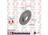 Dischi Freno Sportivi Zimmermann Posteriori Vw Golf 3 VR6 Per Vw Golf 3 Passat 2.9 VR6