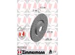2X Disco Freno Zimmermann 110.2209.52 Per Fiat Bravo Ii (198) Stilo (192) 44Mm