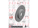 2X Zimmermann 150.3484.52 Disco Freno Asse Posteriore