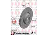 2X Disco Freno Zimmermann 150.1280.52 Per Bmw 7 (E38) 77Mm 11 50Kg 334Mm