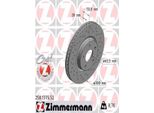 2X Disco Freno Zimmermann 250.1375.52 Per Ford Mondeo V Estate (Cf) 51Mm 8 70Kg