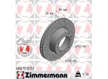 2X Disco Freno Zimmermann 460.1519.52 Per Porsche 911 (964) 911 Cabriolet (964)